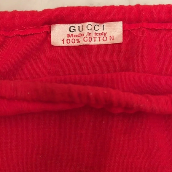 Gucci Authentic Vintage Red Dust Cover Bag - Picture 9 of 9